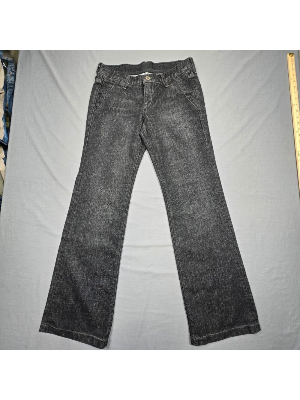 Gap Womens 6 Regular Jeans Dark Gray 1969 Limited Edition Bootcut